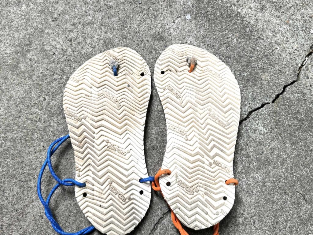 手作りワラーチのパラコードを長持ちさせる方法