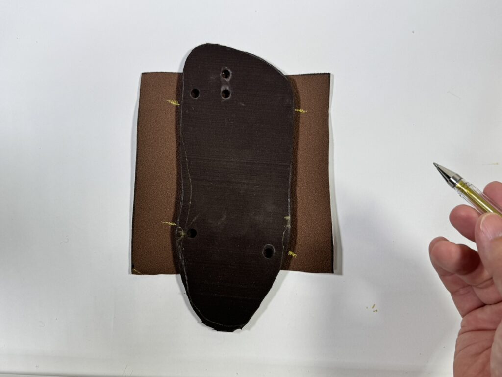 中足部分に貼る場合の貼り方3